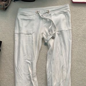 Tory Burch white Terry cloth pants